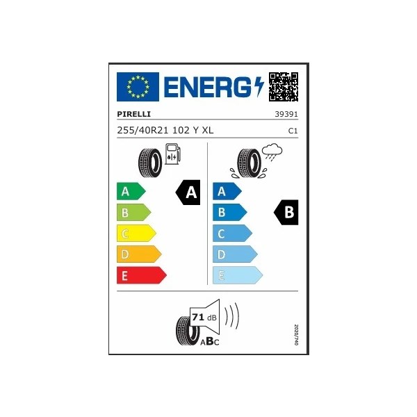 Pirelli 255/40 R21 102Y Pncs P-Zero Pz4 (*) S.c. Xl Oto Yaz Lastiği (Üretim Yılı:2025)